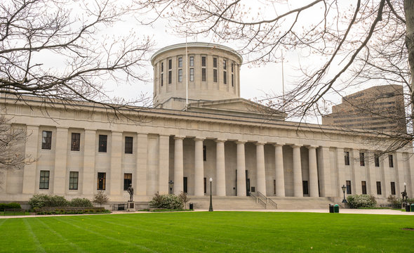The Ohio Statehouse Grounds in the Downtown Urban Core of Columbus