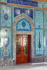 Istanbul, Turkey, 5 May 2006: Tombs of the sleeping sultans, Eyup. Tomb of Sultan V Mehmet Resad...