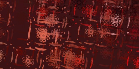 Handmade surreal abstract pattern. Modern artistic canvas. 2d illustration. Texture backdrop painting.