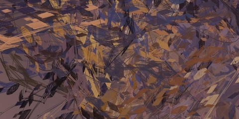Crazy sketch random pattern. Creative chaos and variety. Modern art drawing painting. 2d illustration. Digital texture wallpaper. Artistic sketch draw backdrop material. 
