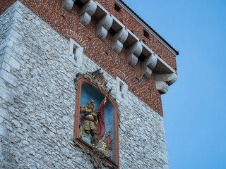 Landscape of the old town of Krakow, Poland.
