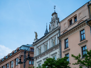Landscape of the old town of Krakow, Poland.