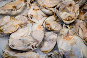 Seafood on Asian market