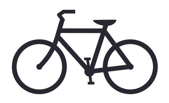 Bicycle icon bike vector symbol