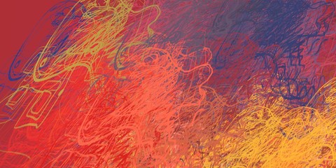 Retro style oil drawing. 2d illustration. Texture backdrop painting.