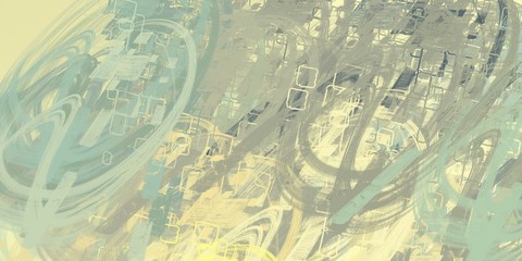 Retro style oil drawing. 2d illustration. Texture backdrop painting.