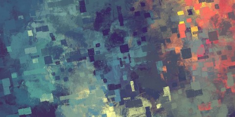 Retro style oil drawing. 2d illustration. Texture backdrop painting.