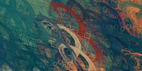 Retro style oil drawing. 2d illustration. Texture backdrop painting.