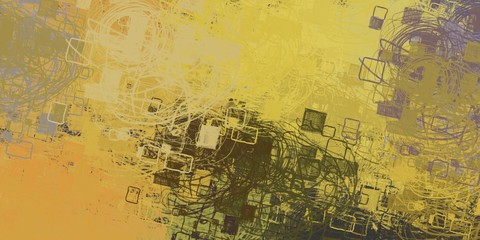 Retro style oil drawing. 2d illustration. Texture backdrop painting.