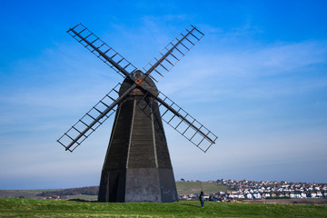 Fototapeta na wymiar Beacon windmill at Brighton UK