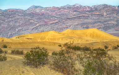 Mosaic Canyon and Mesquite Flat Sand Dunes, Death Valley National Park, California