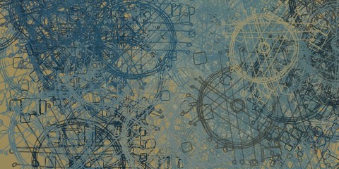Art wallpaper. Digital canvas. 2d illustration. Texture backdrop painting.