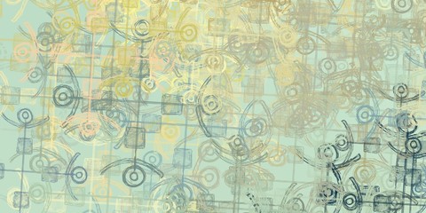 Art wallpaper. Digital canvas. 2d illustration. Texture backdrop painting.