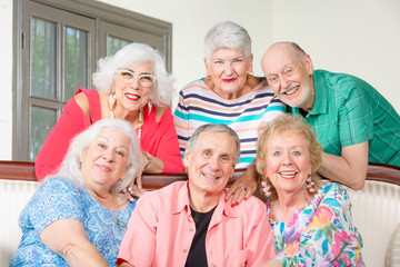 Six Senior Friends