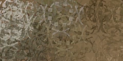 Handmade surreal abstract pattern. Modern artistic canvas. 2d illustration.