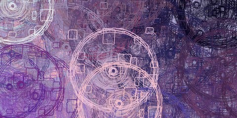 Vintage old fashion painting. 2d illustration.