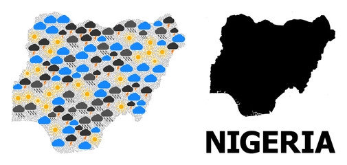 Weather Pattern Map of Nigeria
