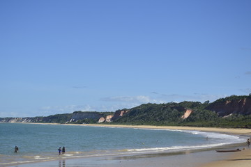 view of the sea and beach