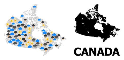 Climate Pattern Map of Canada