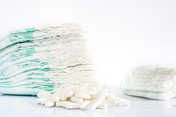 Enterobiasis is a infections of worms, seatworms or pinworms, which affects children and babies. Some diapers and pills.