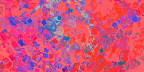 Crazy sketch random pattern. Creative chaos and variety. Modern art drawing painting. 2d illustration. Digital texture wallpaper. Artistic sketch draw backdrop material.