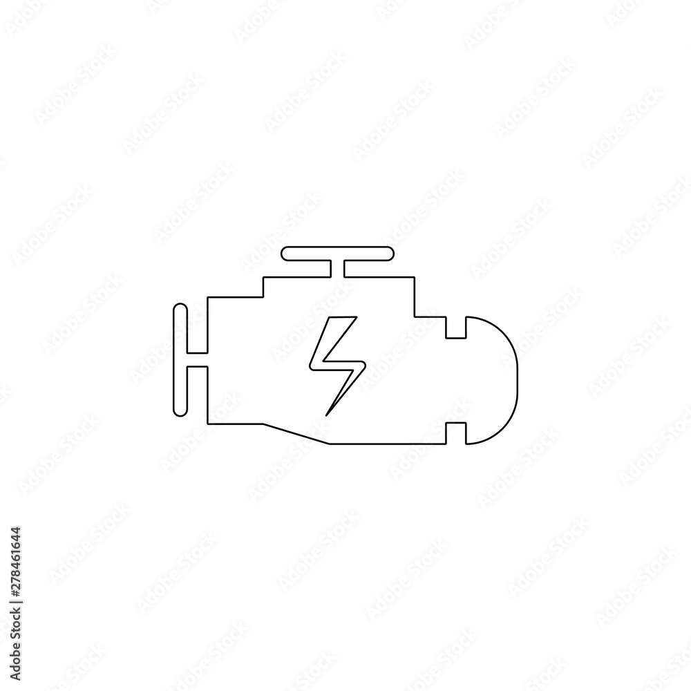 Poster battery battery icon. element of energy for mobile concept and web apps icon. outline, thin line ico