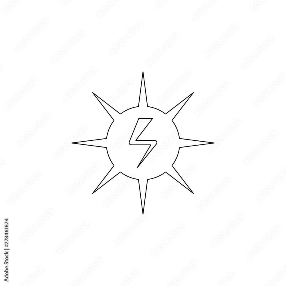 Poster net energy net energy icon. element of energy for mobile concept and web apps icon. outline, thin li