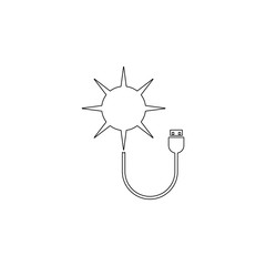 Receipt of energy receipt of energy icon. Element of energy for mobile concept and web apps icon. Outline, thin line icon for website design and development, app development