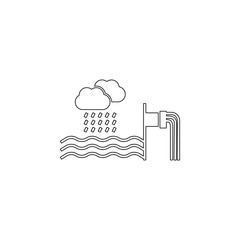 Receipt of energy receipt of energy icon. Element of energy for mobile concept and web apps icon. Outline, thin line icon for website design and development, app development