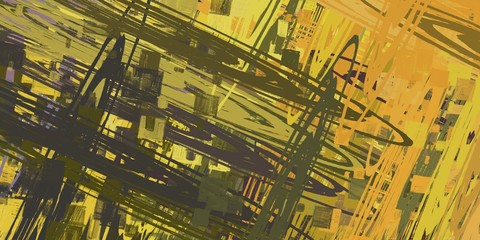 Crazy sketch random pattern. Chaos and variety. Modern art drawing painting. 2d illustration. Digital texture wallpaper. Artistic sketch draw backdrop material. 