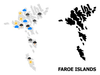 Weather Pattern Map of Faroe Islands