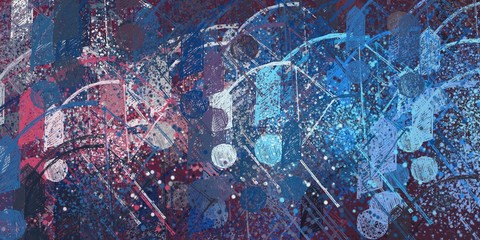 Crazy sketch random pattern. Chaos and variety. Modern art drawing painting. 2d illustration. Digital texture wallpaper. Artistic sketch draw backdrop material. 