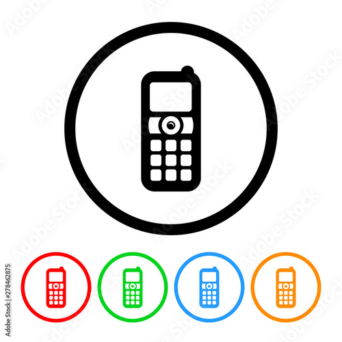 Cell Phone Icon >> Classic Cell Phone Icon Vector Phone Illustration Design Cell Phone Icon >> Classic Cell Phone Icon Vector Phone Illustration Design