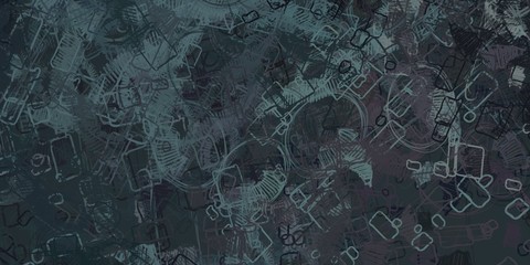 Crazy sketch random pattern. Chaos and variety. Modern art drawing painting. 2d illustration. Digital texture wallpaper. Artistic sketch draw backdrop material. 