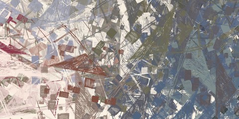 Crazy sketch random pattern. Chaos and variety. Modern art drawing painting. 2d illustration. Digital texture wallpaper. Artistic sketch draw backdrop material. 