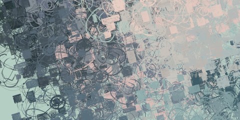 Crazy sketch random pattern. Chaos and variety. Modern art drawing painting. 2d illustration. Digital texture wallpaper. Artistic sketch draw backdrop material. 