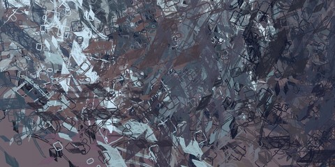 Crazy sketch random pattern. Chaos and variety. Modern art drawing painting. 2d illustration. Digital texture wallpaper. Artistic sketch draw backdrop material. 