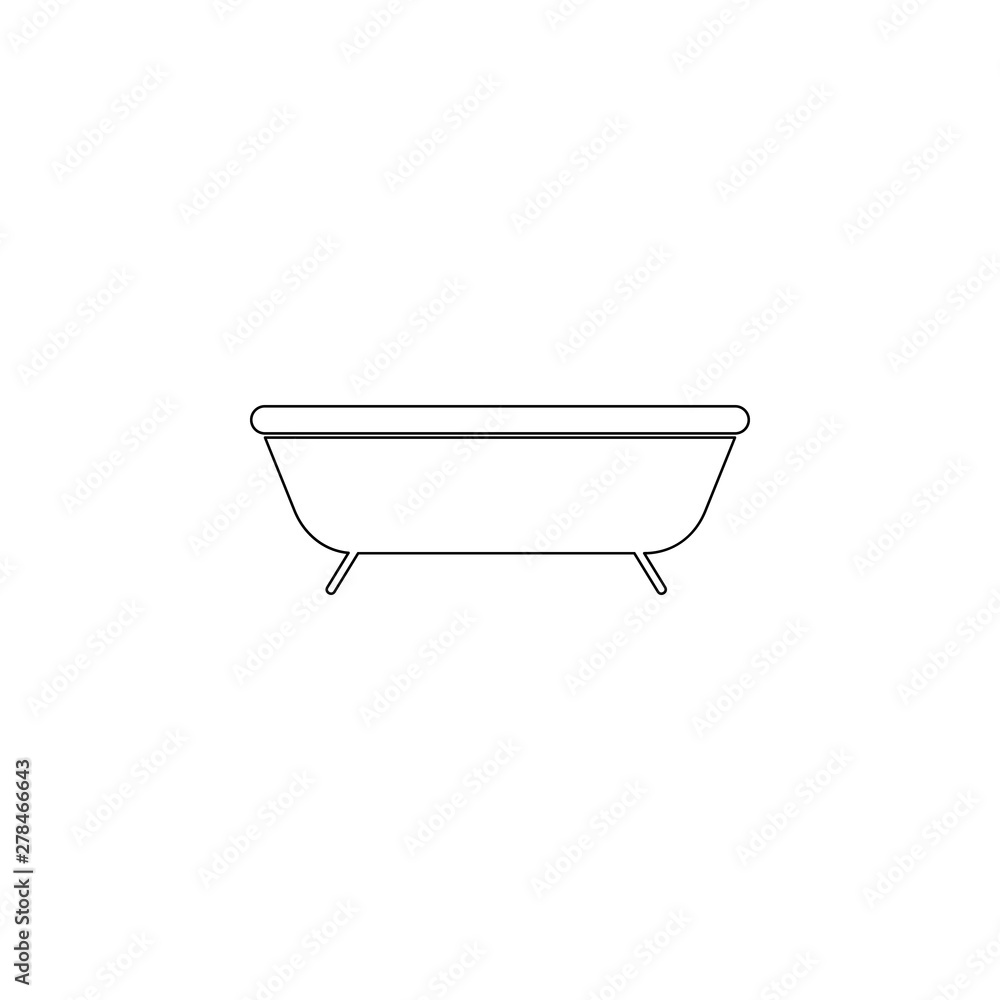 Aufkleber colored bath icon. element of web for mobile concept and web apps icon. outline, thin line icon for 