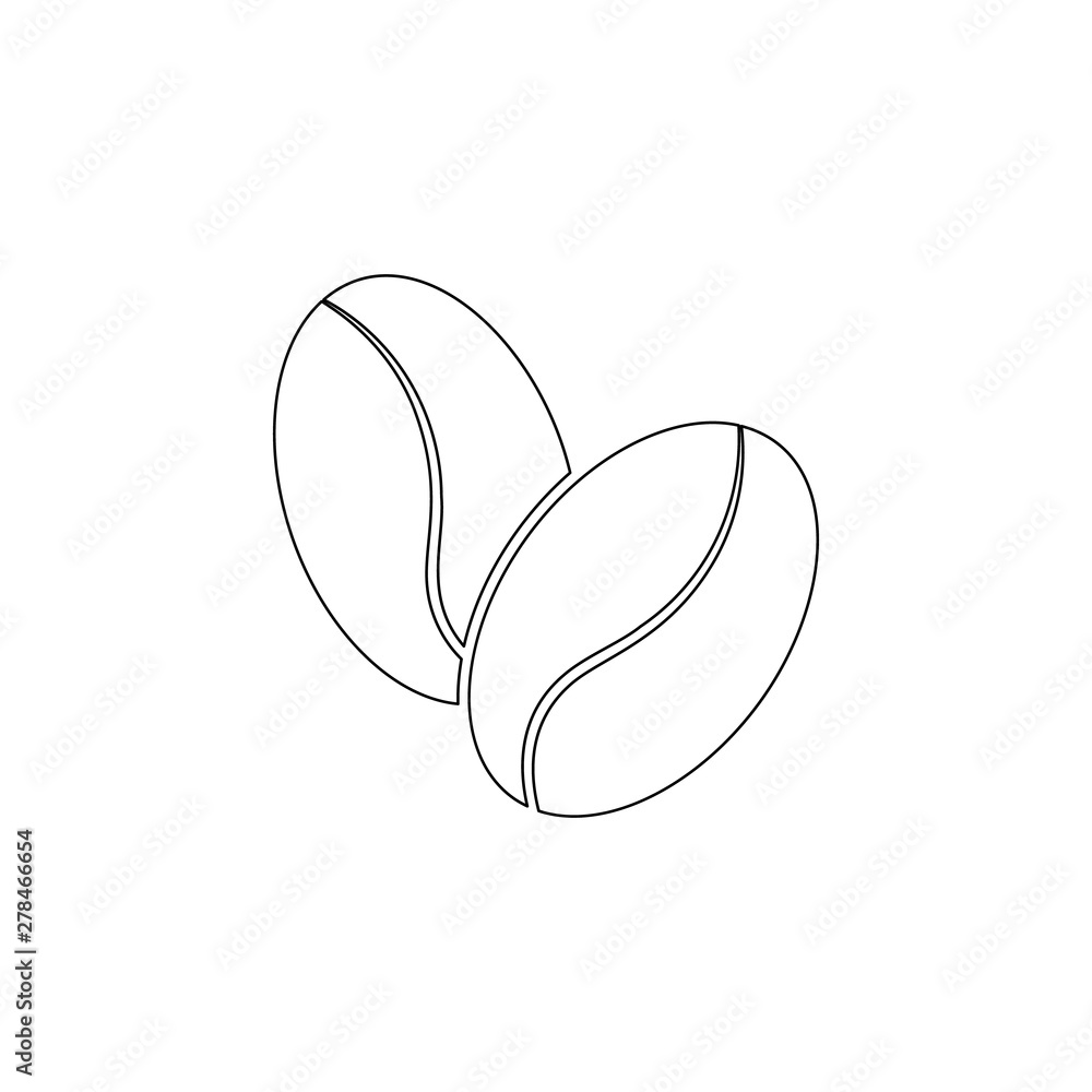 Aufkleber colored coffee icon. element of web for mobile concept and web apps icon. outline, thin line icon fo