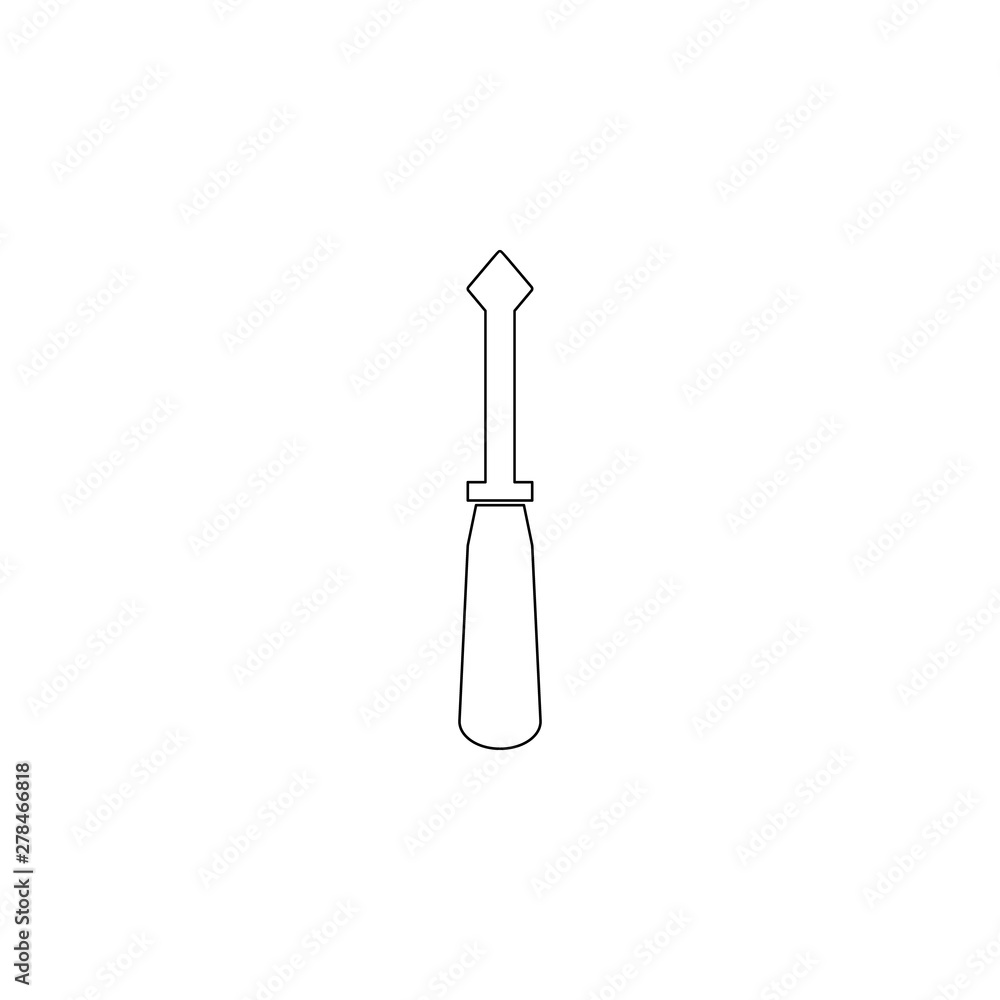 Poster colored turn screw icon. element of web for mobile concept and web apps icon. outline, thin line ico