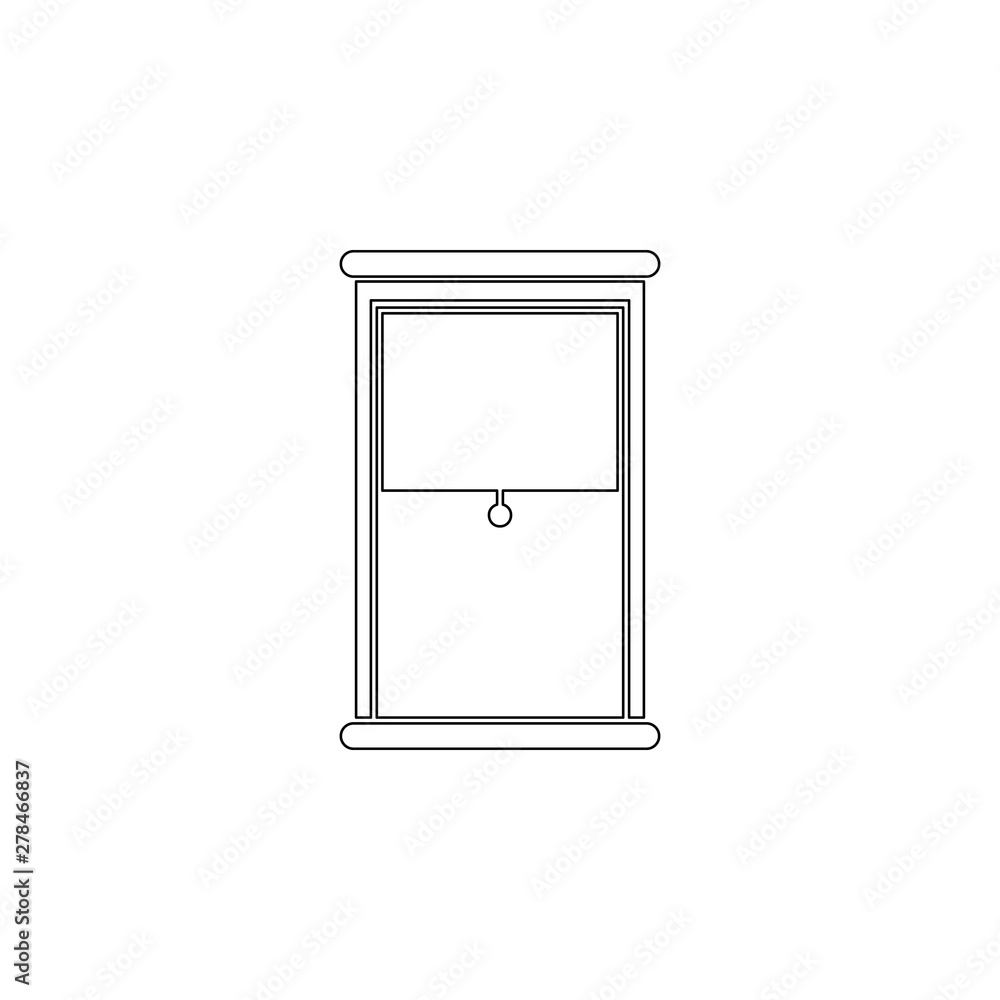 Aufkleber colored window icon. element of web for mobile concept and web apps icon. outline, thin line icon fo