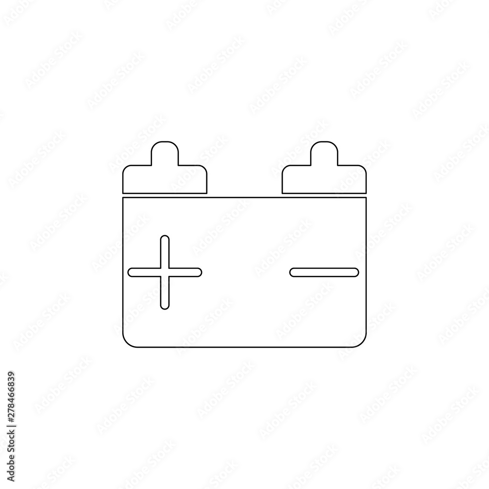 Poster colored battery icon. element of web for mobile concept and web apps icon. outline, thin line icon f