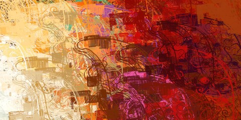 Crazy sketch random pattern. Chaos and variety. Modern art drawing painting. 2d illustration. Digital texture wallpaper. Artistic sketch draw backdrop material. 