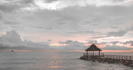 Atardecer en la playa