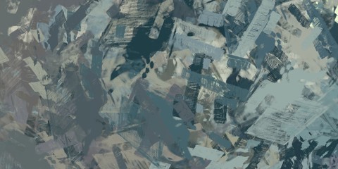 Crazy sketch random pattern. Chaos and variety. Modern art drawing painting. 2d illustration. Digital texture wallpaper. Artistic sketch draw backdrop material. 