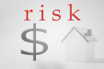 Dollar and risk.  ドルとリスク