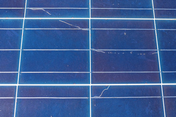 Snail trails defects in Solar Energy Modules because of corroion in between the metallic contacts...