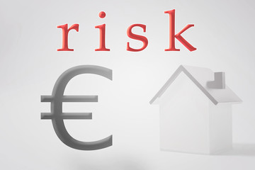 Euro and risk.  ユーロとリスク