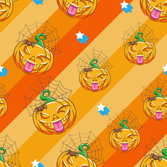 Fototapeta premium pumpkin vector pattern graphic design