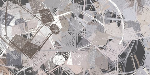 Crazy sketch random pattern. Chaos and variety. Modern art drawing painting. 2d illustration. Digital texture wallpaper. Artistic sketch draw backdrop material.